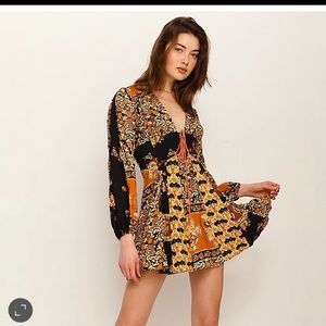 Free People Mixin it up Mini Dress